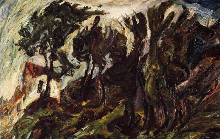 Chaim Soutine Landscape of Ceret oil painting picture